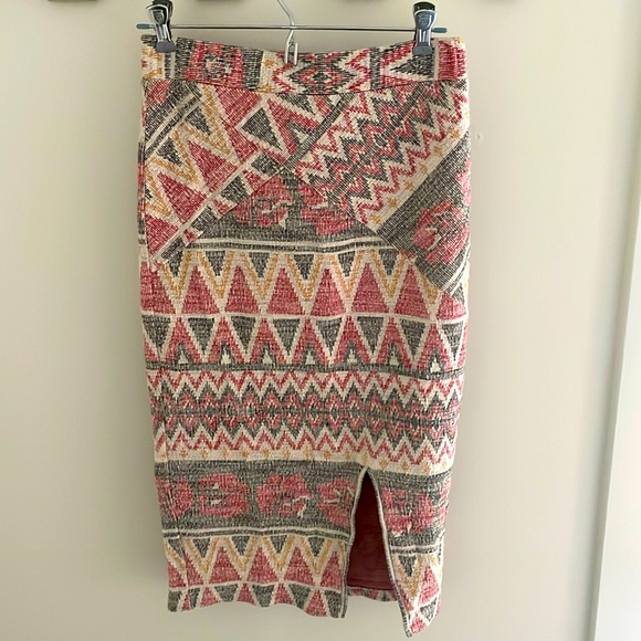 FREE PEOPLE Mendocino Midi Skirt Size XS - Picture 2 of 6